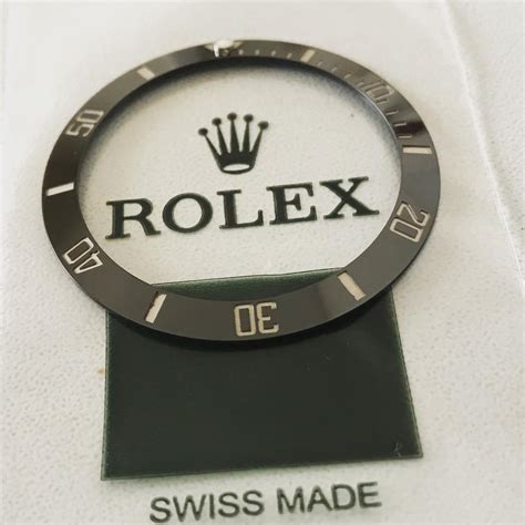 bezel insert on Rolex watch